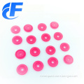 Recyled round shape plastic snap button